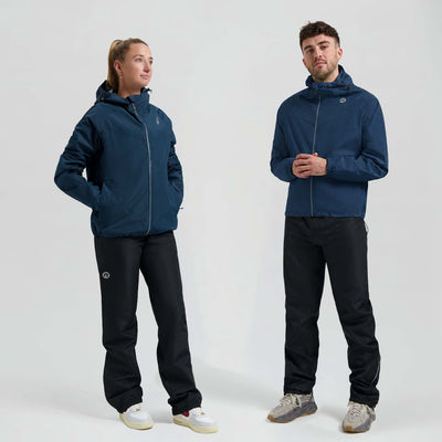 Rogelli Commuter Core Combinaison de pluie unisexe - imperméable - bleu noir - xl