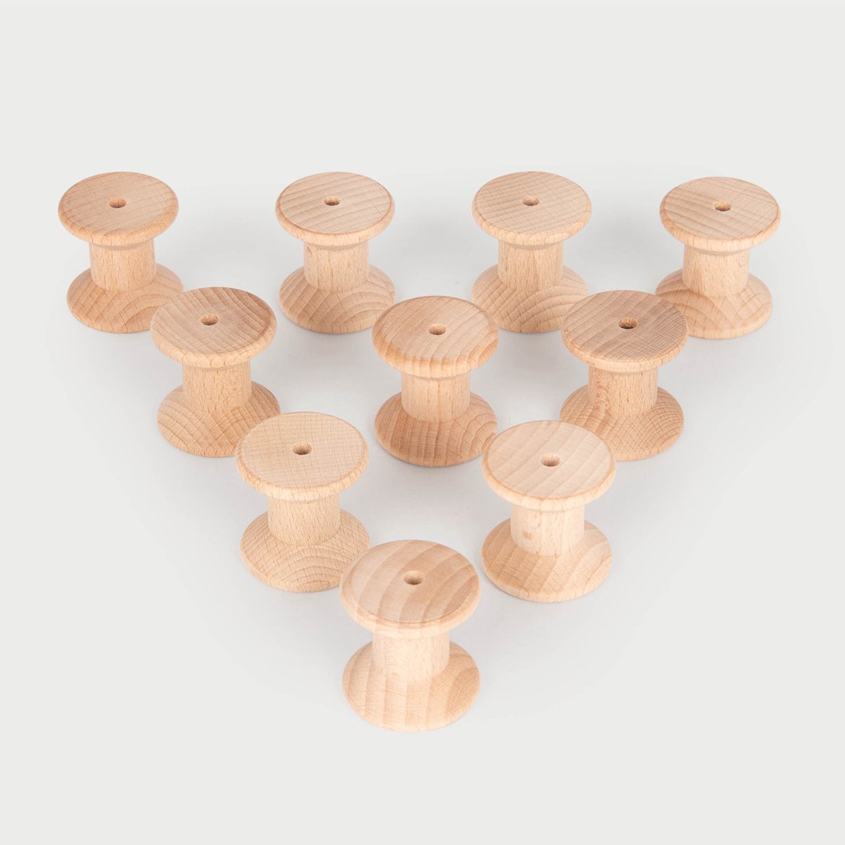 Bobines en bois naturel Tickit ®