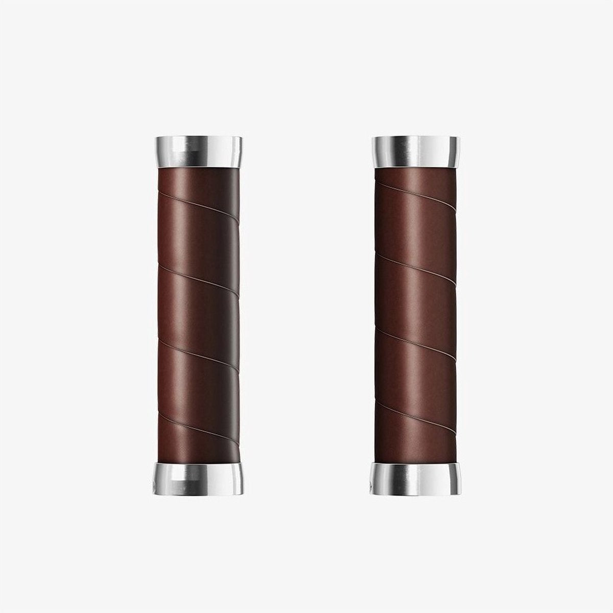 Brook's Handles Grips en cuir mince 100 130 mm un brun