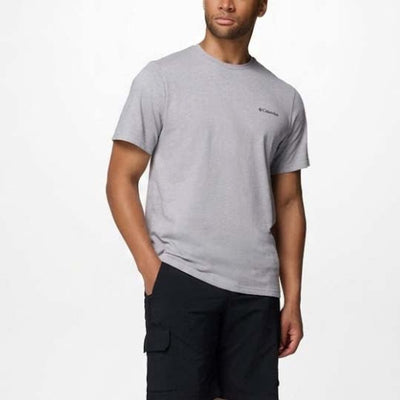 Chemise d'extérieur pour hommes Columbia csc™ outdoor back Graphic Tee - Shale Purple, vue panoramique