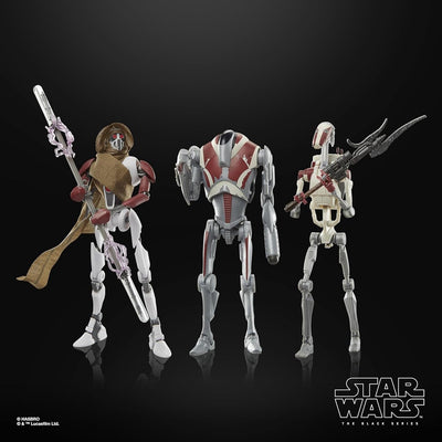 Hasbro Star Wars Jedi : Survivor Black Series Figurine d'action 3-Pack Magna Guard, Super Battle Droid Battle Droid Action Figure