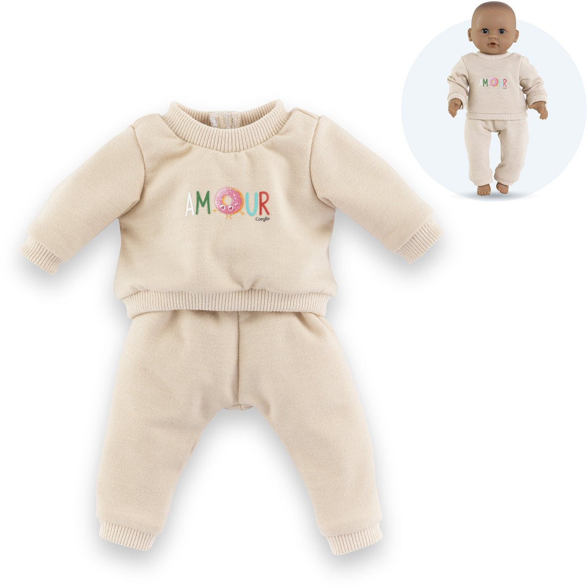 Corolle Beige Tracking Costume pour bébé pop, 30 cm