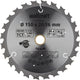 Wolfcraft - lame de scie circulaire 150 mm - 24 dents - alésage 20 16 mm - pour scie circulaire - 6342000