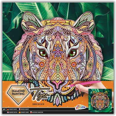 Tiger Tiger, 30x30 cm en toile