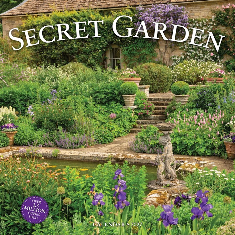 Calendrier mural du jardin secret 2027