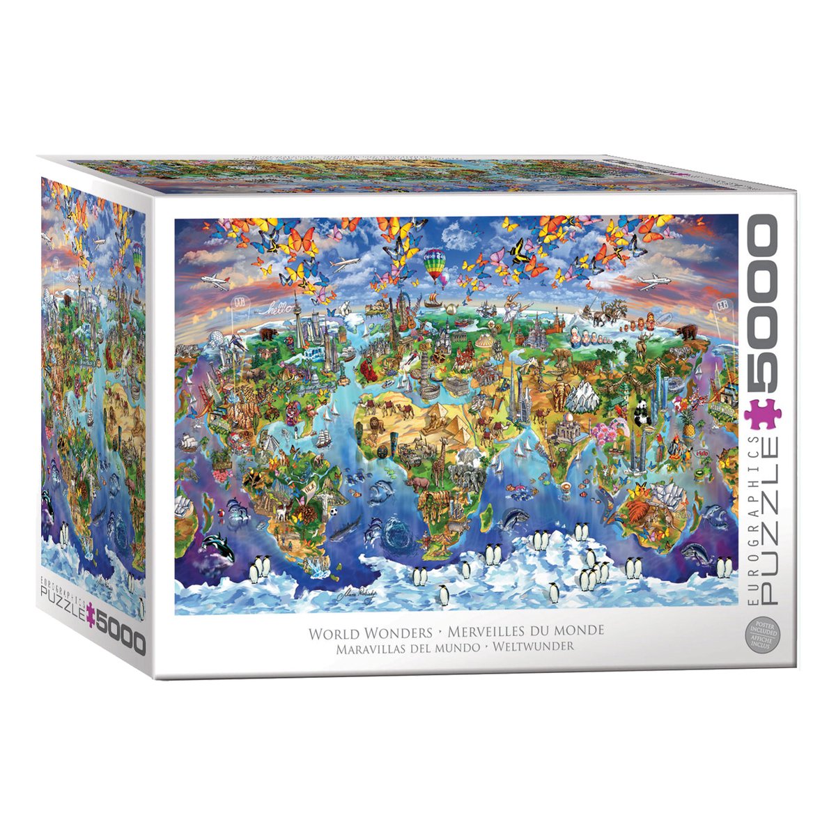Eurographics - merveilles du monde [merveilles du monde] - Maria Rabinky - 5000 pièces 101,5×152,5cm (l×h) - puzzle