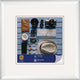 Cadre photo Henzo - - napoli - format photo 10x10 cm - blanc