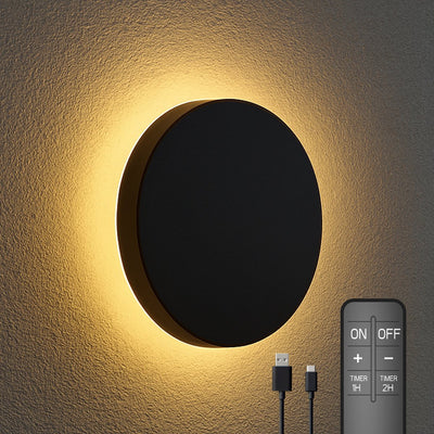 Applique Calex rosarno 25cm - rechargeable et dimmable - usage intérieur et extérieur - noir