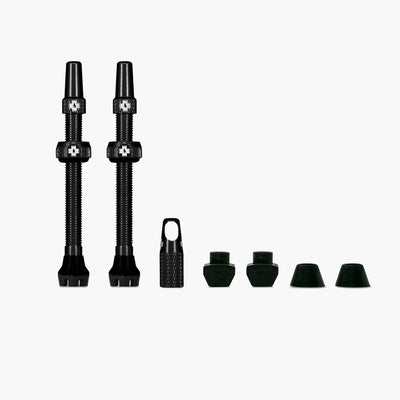 Valve tubeless Muc-off Muc Off V2 SV (44 mm) couleur : aluminium noir