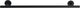 Wenko porte-serviettes bosio uno acier inoxydable noir mat 60cm de large - porte-serviettes - porte-serviettes - porte-serviettes