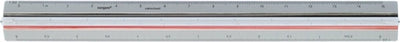 Ecole professionnelle de bâton d'échelle Kangaro - 30 cm - aluminium - échelle 1:20 25 33,33 50 75 100 - k-760332