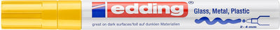 Edding -750 marqueur peinture brillante jaune 1 pièce 2-4 millimètres 4-750-9-005