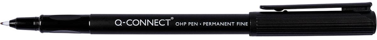 Marqueur ohp Q-connect, permanent, fin, noir