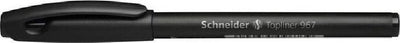 Instruments d'écriture Schneider schneider fineliner - topliner 967 - 0,4 mm - noir - boîte de 10 pièces - s-9671