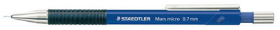 Porte-mine Staedtler Mars 775, poignée en caoutchouc plastique, gomme HB bleu foncé 0.7mm