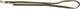 Ligue de chien Trixie Brown en cuir réglable pur