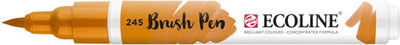 Ecoline • stylo pinceau jaune safran 245