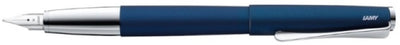 Stylo plume Lamy Studio Imperialblue - Stylo plume universel dans un élégant boîtier entièrement en métal - avec plume en acier à clip en forme d'hélice de largeur de trait B - incl. cartouche d'encre t 10 bleue