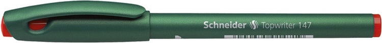 Schneider instruments d'écriture fineliner schneider topwriter 147 0,6 mm rouge boîte de 10 pièces