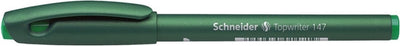 Schneider instruments d'écriture fineliner schneider topwriter 147 0,6 mm vert boîte de 10 pièces