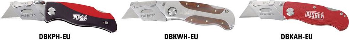 Bessey dbkah-eu couteau pliant à lame avec manche en aluminium dbkah-eu 1 pièce(s)