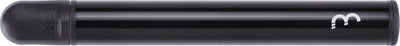 Bbb cycling singleshot mini pompe à vélo - haute pression : 8 bar - 116 psi - pompe à main compacte vélo de course 16cm - pour valves presta - bmp-101