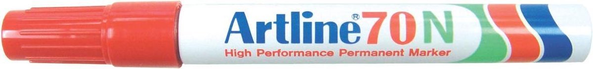 Artline 70 clean - marqueur permanent - 1 pièce - largeur de trait 1,5 mm - rouge