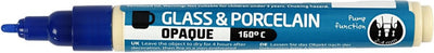 Creativ Company Glasen Porcelaine commençant une couverture sombre de blauw