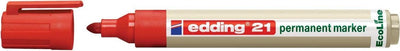 Marqueur permanent edding ecoline 21 1,5-3mm rouge