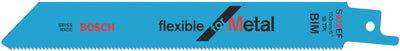 Bosch - lame de scie alternative s 922 ef flexible pour le métal - 25 pièces