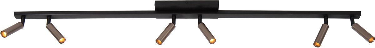 Lucide keoni - spot de plafond (plafonnier) - 6xg9 - café | essentiel