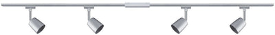 Paulmann urail rail spot cover starter set gu10 max. 4x10w dimmable 230v chrome mat, chrome