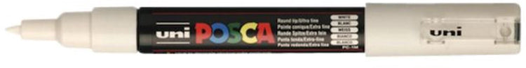 Surligneurs sans marque sans marque posca pc-1m blanc noir (6 pièces)