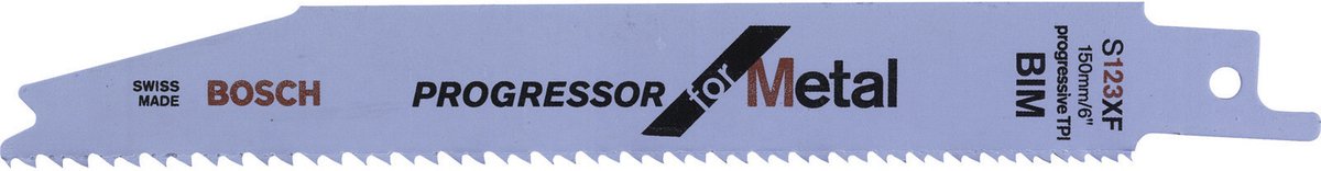 Bosch accessoires lame de scie alternative s 123 xf progressor pour métal 2pcs - 2608654401