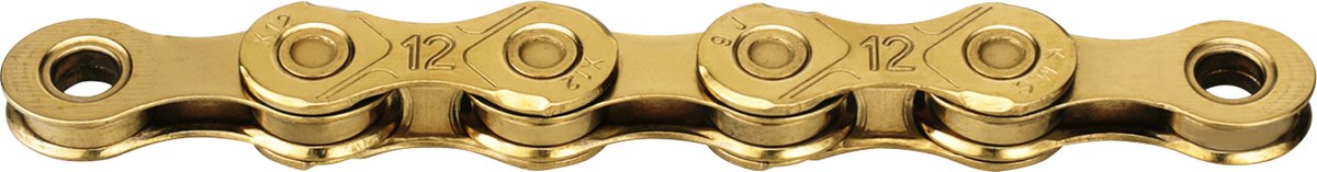 KMC Bicycle Chain x12 Ti-n Gold Black 126 Schakels