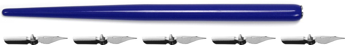 Porte-stylo Kangaro - bleu - avec 5 couronnes - k-7903