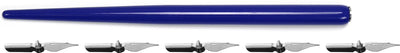 Porte-stylo Kangaro - bleu - avec 5 couronnes - k-7903