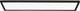 Brilliant milton - plafonnier salle de bain - led 24w - 4000k - ip44 - noir et blanc