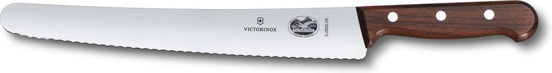 Couteau pâtissier dentelé Victorinox manche bois - 25,5 cm - dp580 - restaurant - hôtel - professionnel