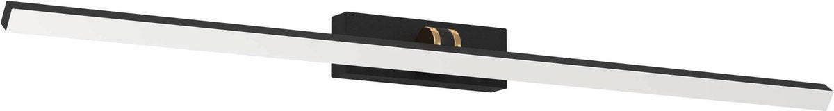 Lampe miroir Eglo verdello - LED - 60 cm - laiton noir blanc
