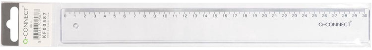 Bâton de mesure Q-connect | plastique | au cas où | 30 cm