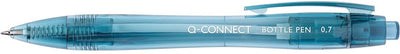 Capuchon de recyclage pour stylo à bille Q-connect, 0,7 mm, pointe moyenne, bleu