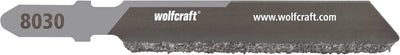 Wolfcraft - lame de scie sauteuse pour carrelage - pour carrelage jusqu'à 15 mm - lame en carbure avec tige en T - spécialement pour carrelage mural, carrelage de sol - 8030000