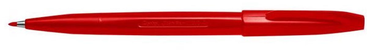 Pentel feutre fin signpen s520 m rouge | 12 pièces