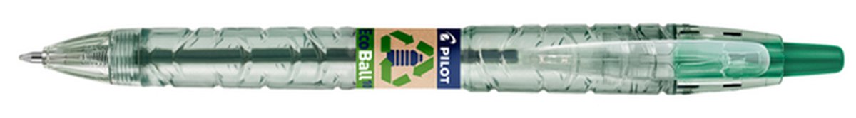 Stylo à bille Pilot begreen b2p ecoball vert moyen | 10 pièces