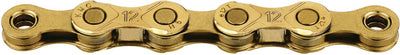 KMC Ketting E12 Ti-Ni Gold, 1 2x11 128, 130 liens, broche de 5,2 mm, 12 vitesses
