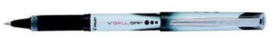 Stylo roller Pilot V-Ball Grip fin noir | 12 pièces