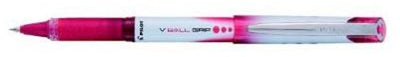 Stylo roller Pilot V-Ball Grip fin rouge | 12 pièces