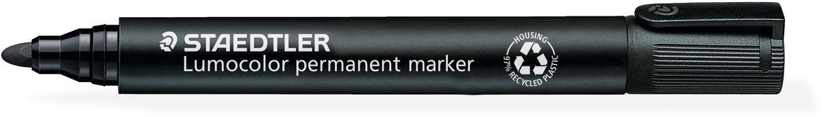Staedtler 10x feutre rond noir 2mm