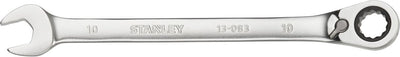 Stanley - clé mixte réversible fatmax avec cliquet 10 mm - clé à fourche - outil pour clé - 1 pièce(s)